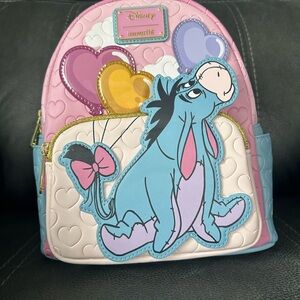 Loungefly Disney Eeyore Pastel Hearts Mini Backpack